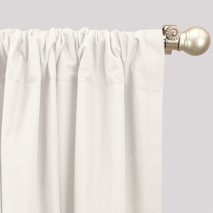 Amazon Basics heat-insulating blackout curtain, 1 piece, 135 x 244cm (WxL), beige