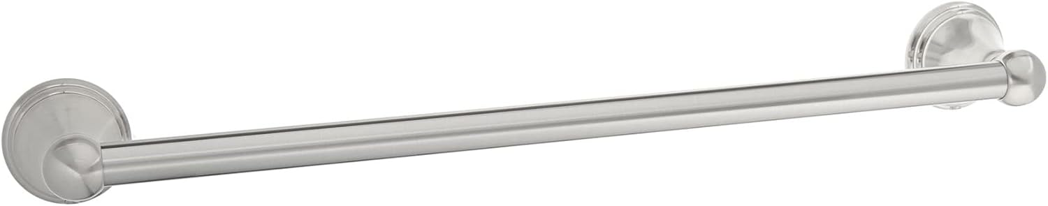 Amazon Basics Modern Towel Bar - Satin Nickel - 18-Inch
