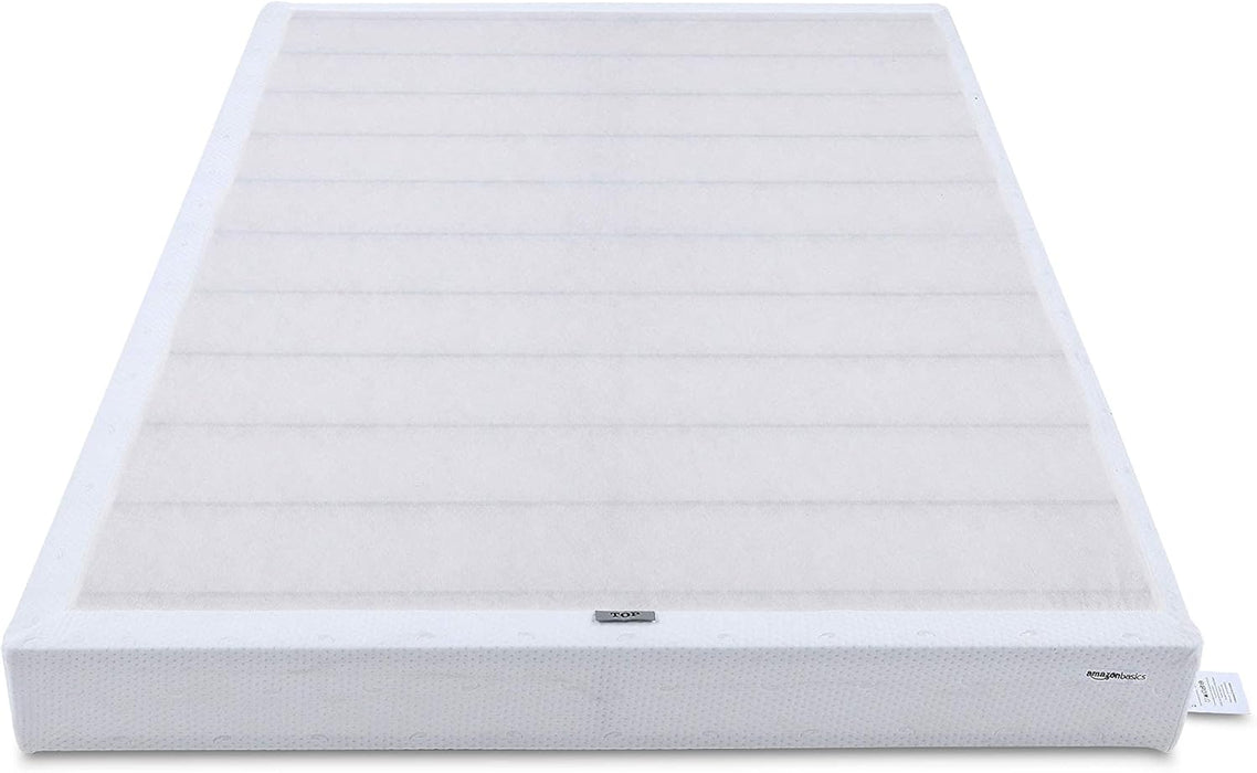 Amazon Basics Smart Box Spring Bed Base, 9-Inch Mattress Foundation - King Size, Tool-Free Easy Assembly