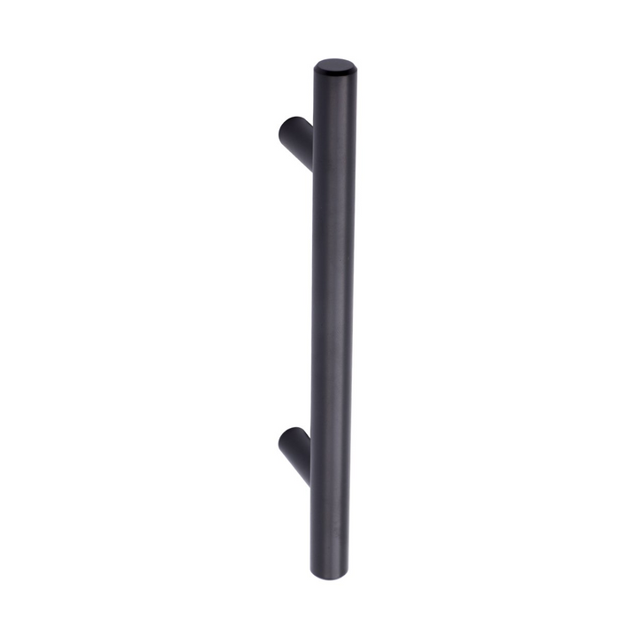 Amazon Basics Euro Bar (1/2" Diameter), 10 Pack, 6.38" Length (4" Hole Center), Flat Black