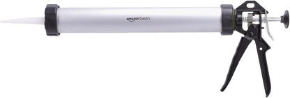 Amazon Basics Aluminium Sealant Sausage Caulking Gun -600ml/20oz - 12:1 Thrust Ratio