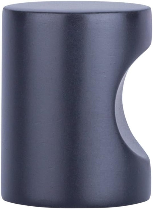 Amazon Basics Whistle Cabinet Knob, 0.75" Diameter, Flat Black, 10-Pack