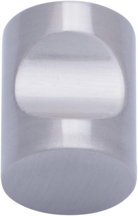Amazon Basics Whistle Cabinet Knob, 0.75-inch Diameter, Satin Nickel, 10-Pack