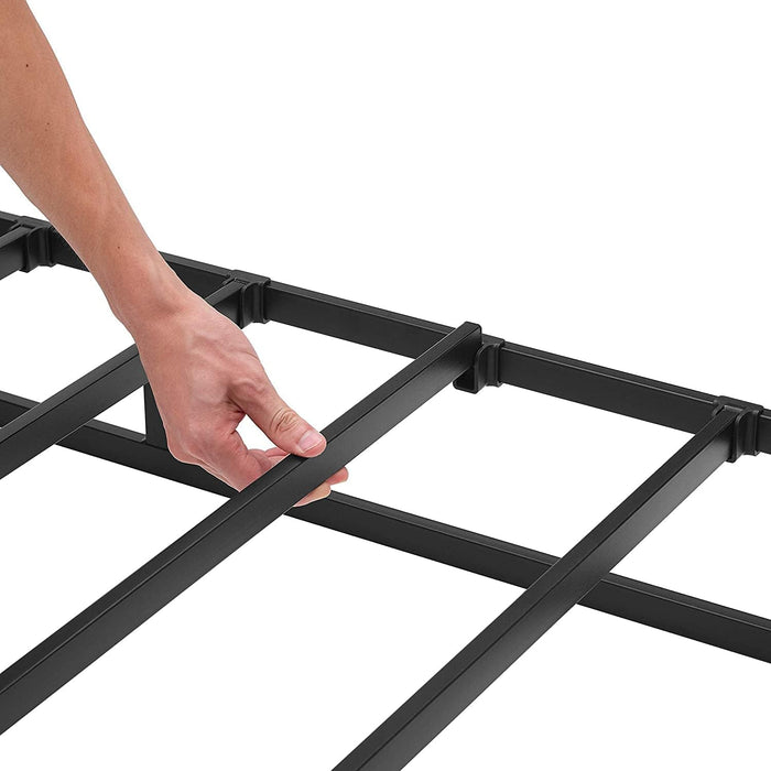 Amazon Basics Smart Box Spring Bed Base, 7-Inch Mattress Foundation - Twin Size, Tool-Free Easy Assembly