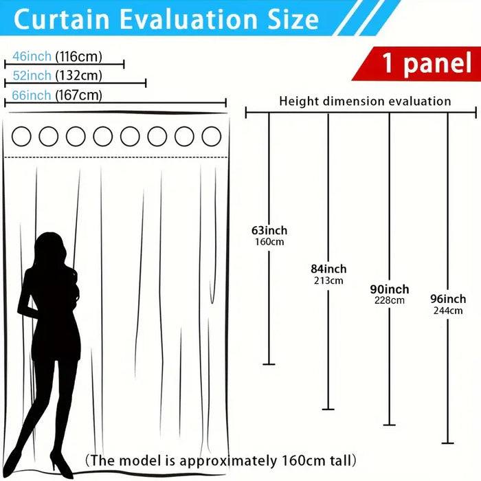 Amazon Basics heat-insulating blackout curtain, 1 piece, 135 x 244cm (WxL), beige