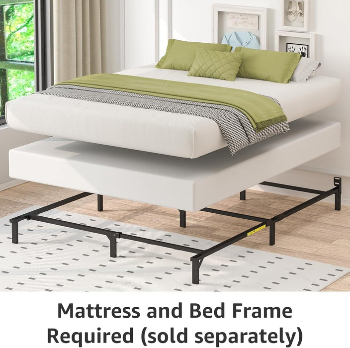 Amazon Basics Smart Box Spring Bed Base, 9-Inch Mattress Foundation - King Size, Tool-Free Easy Assembly