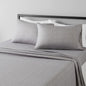 Amazon Basics Soft King Size Bed Sheets, Deluxe Microfiber 4-Piece, Gray Arrows