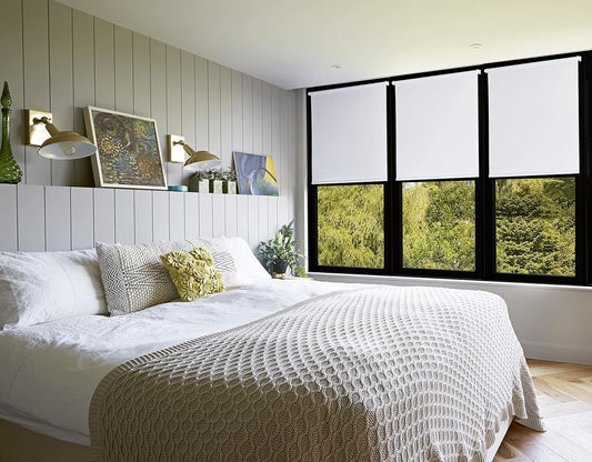 Amazon Basics Blackout rollo blind with matched colour coating