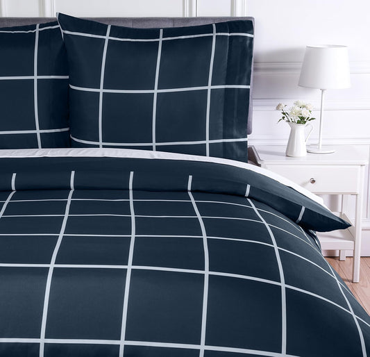 Amazon Basics Microfibre Duvet Cover Set