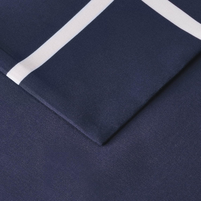 AmazonBasics Microfiber Duvet Cover Set ¨C 140x200cm/65x65cmx1, Navy Simple Plaid